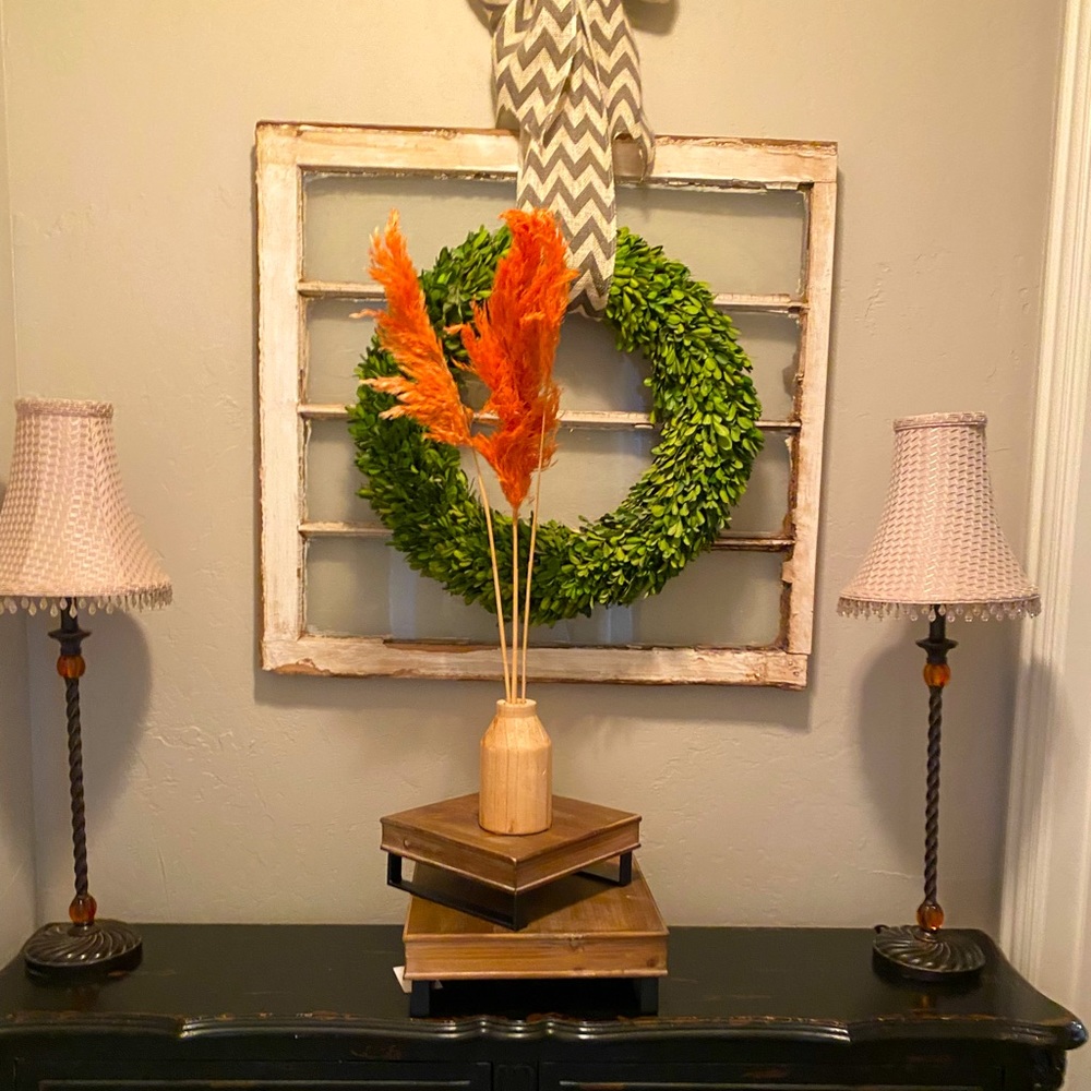Wooden vase